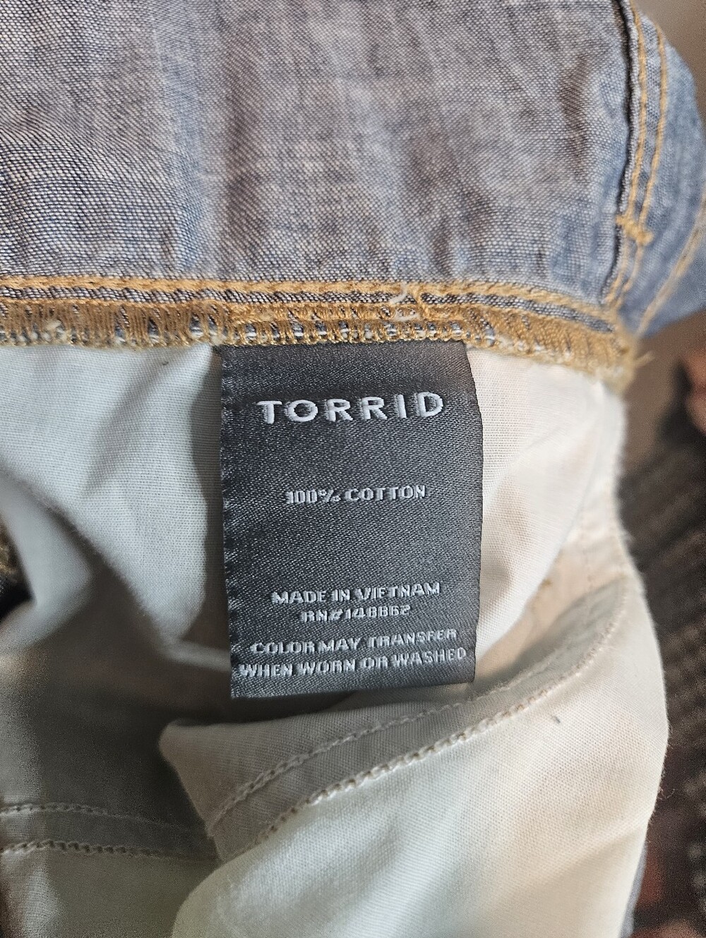 Torrid Sleeveless Trucker Blue Denim Button-Front Maxi Dress Size 1X NWOT - Picture 11 of 12
